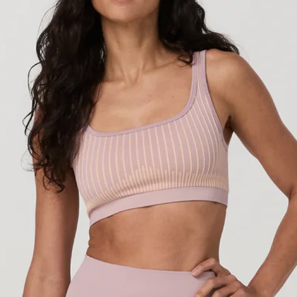 Vuori Womens Bi-Color Seamless Longline Bra BNWT